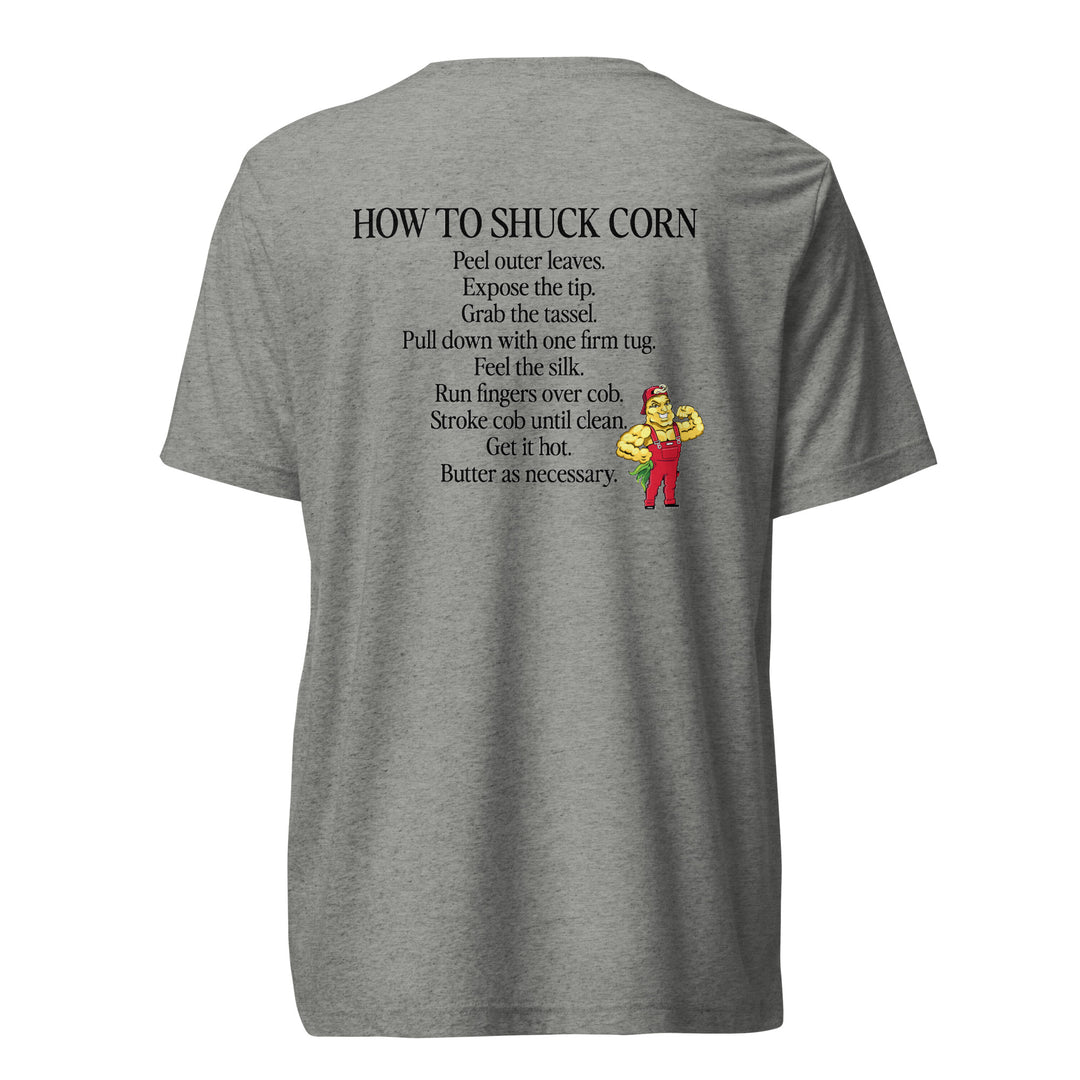 How To Shuck Corn T-Shirt (Red)