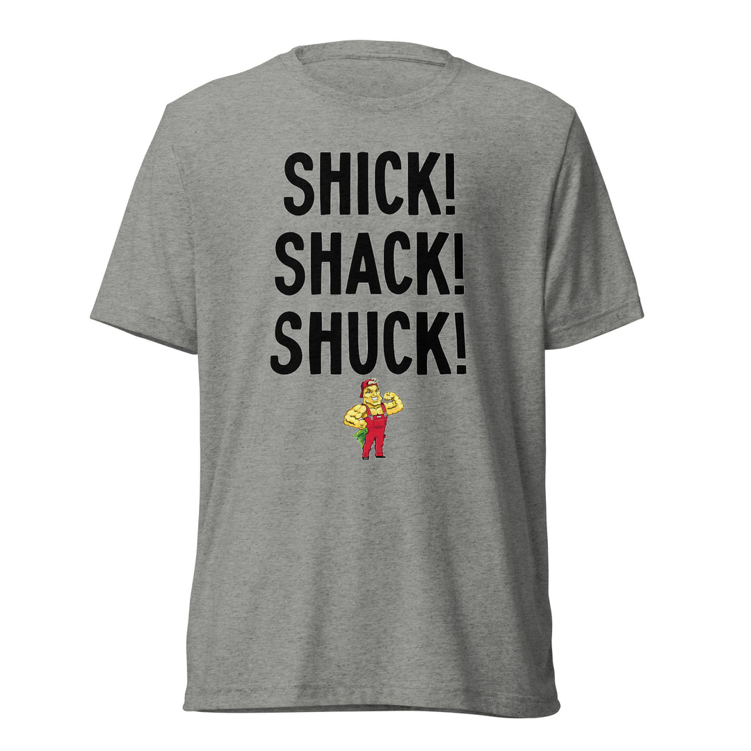 Shick! Shack! Shuck! T-Shirt (Red)