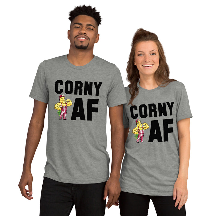 Corny AF T-Shirt (Dark Red)