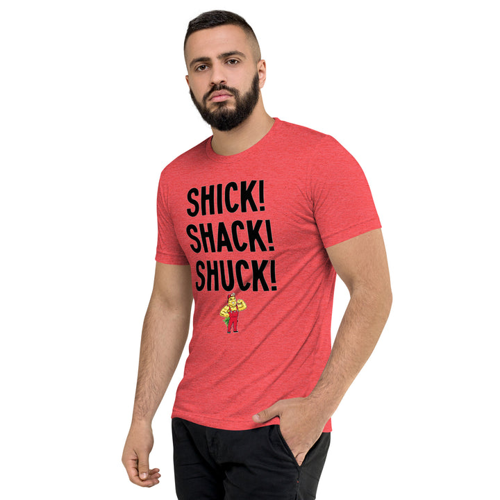 Shick! Shack! Shuck! T-Shirt (Red)