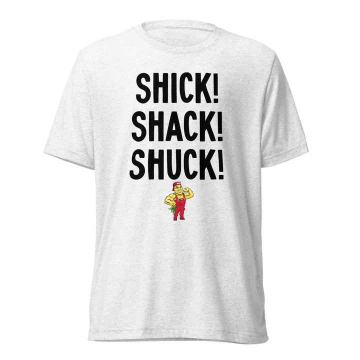 Shick! Shack! Shuck! T-Shirt (Red)