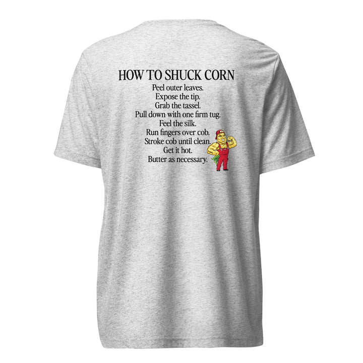 How To Shuck Corn T-Shirt (Red)