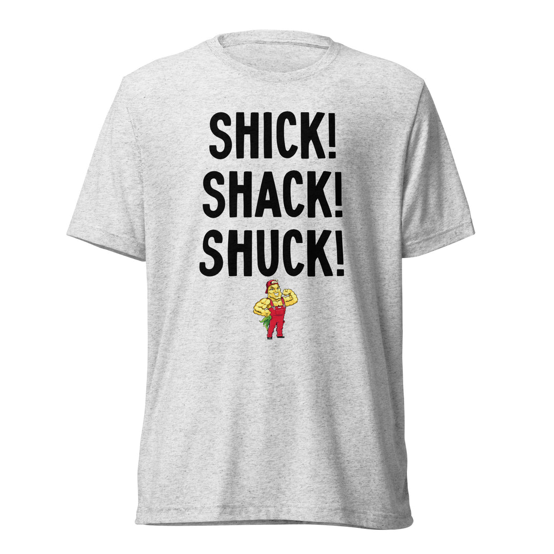 Shick! Shack! Shuck! T-Shirt (Red)